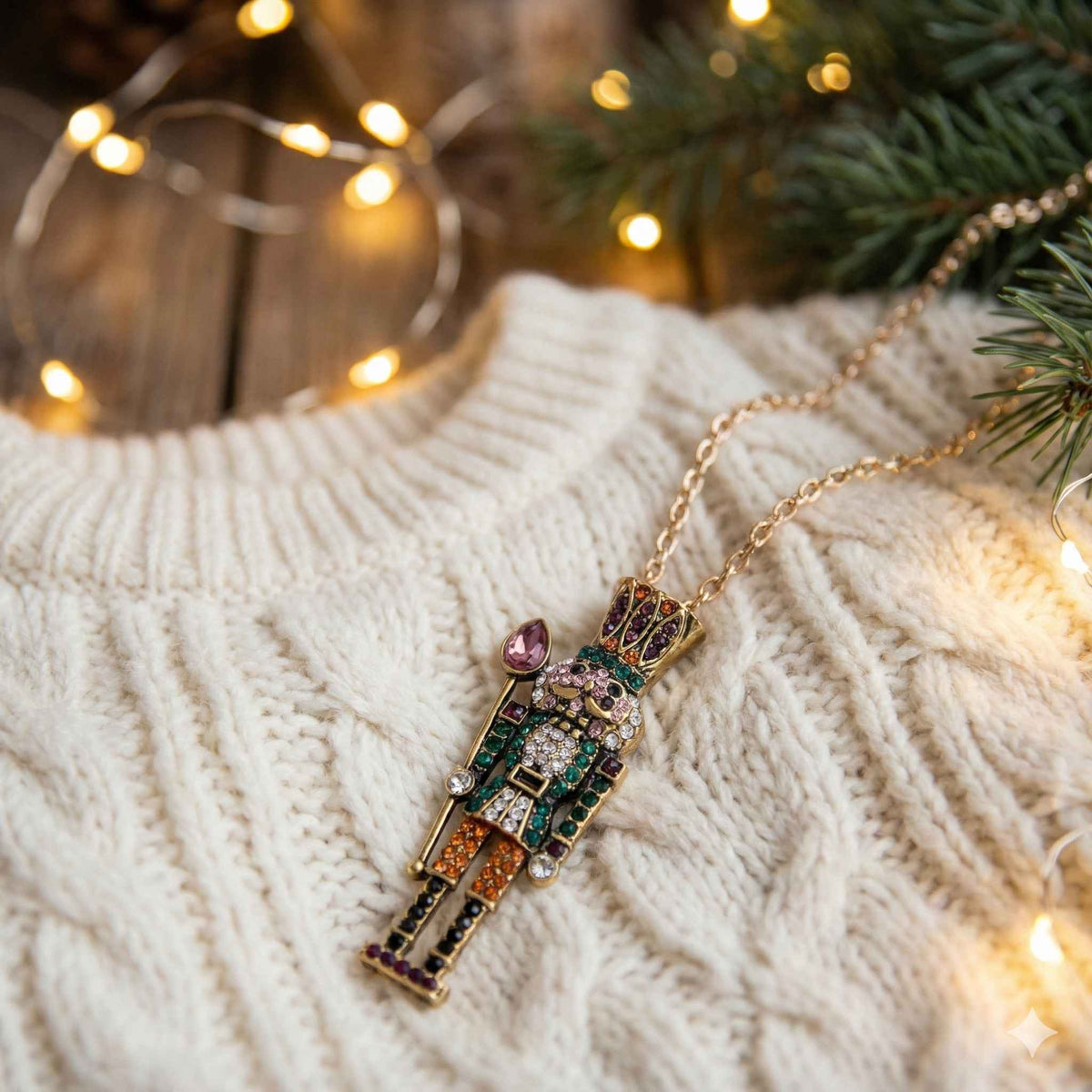 Catuni Gold-Tone Pendant Necklace